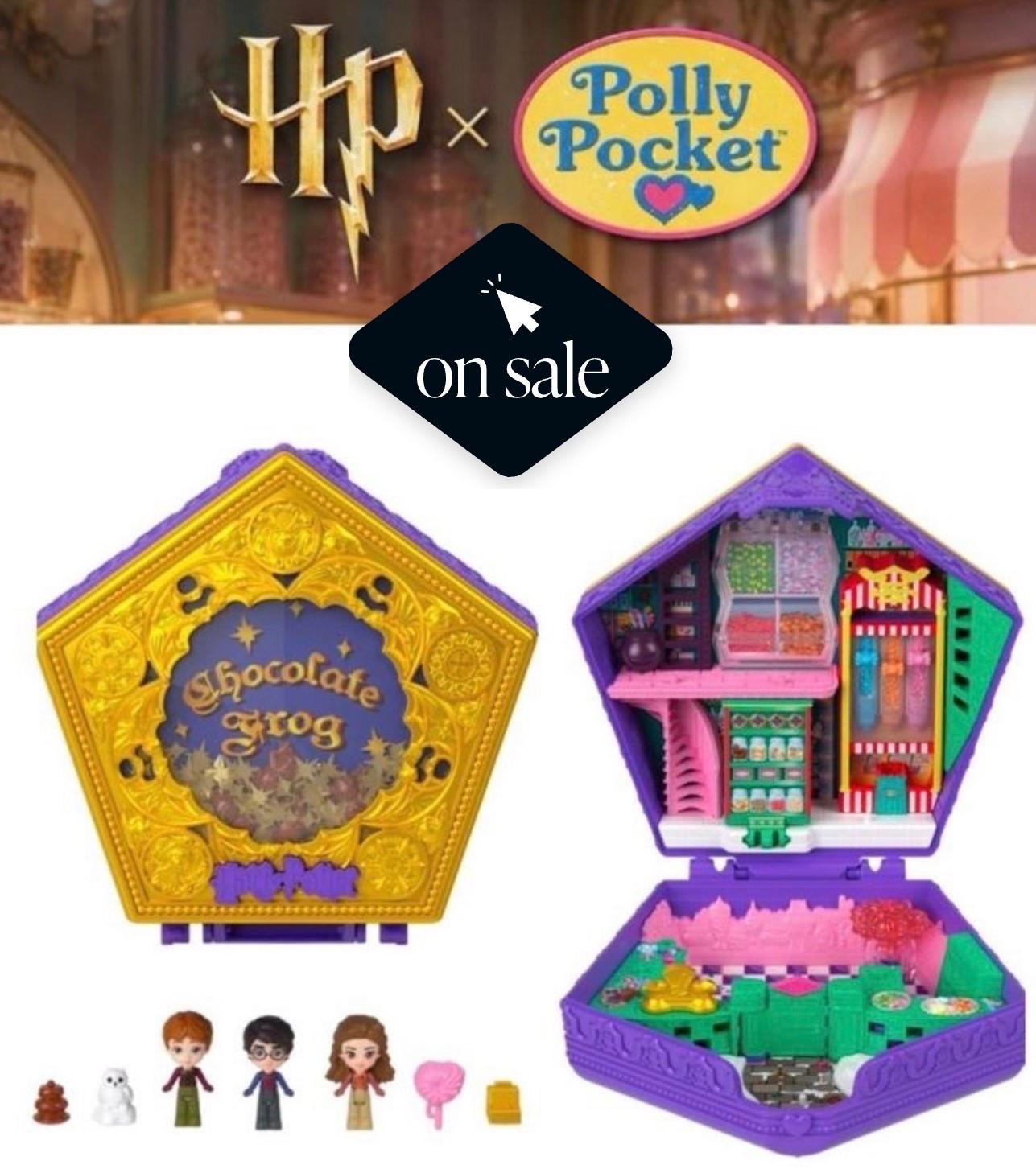 Sale alert! Polly Pocket x Harry Potter Chocolate Frog compact

** with a sensory glitter shaker in the center!

#LTKmomlife #LTKKids #LTKSaleAlert