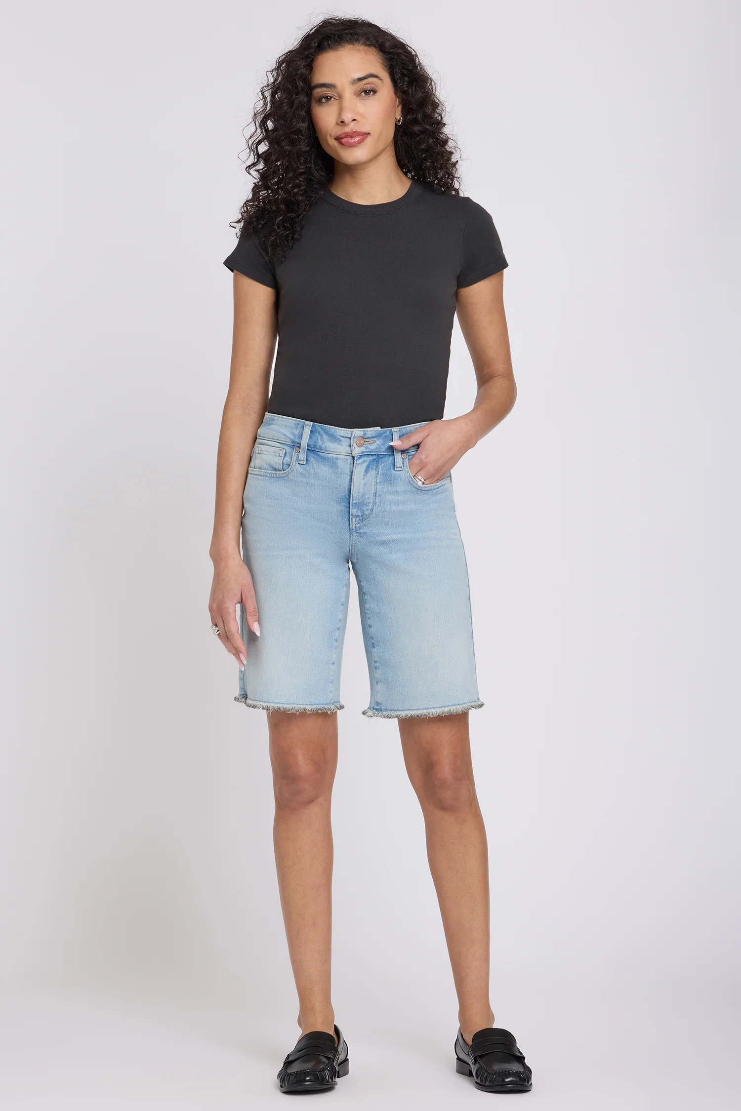 Boyfriend Denim Shorts - Keys View | NYDJ