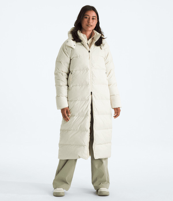 The North Face Women’s Hydrenalite™ City Long Down Hooded Parka (Size: Large): White Dune | The North Face (US)