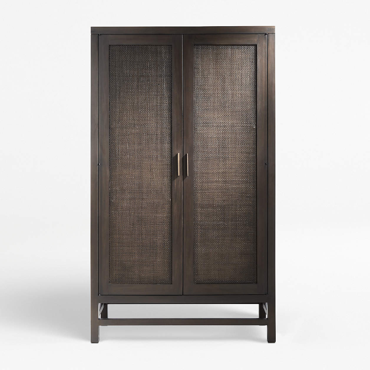 Blake Grey Wash 2-Door Cabinet + Reviews | Crate and Barrel | Crate & Barrel