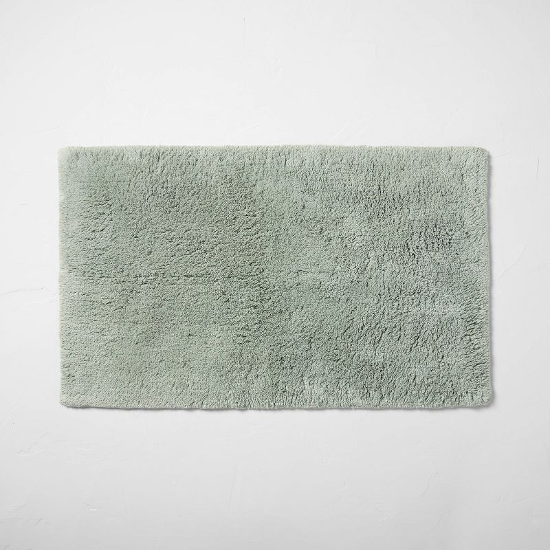 21"x34" Ultra Soft Tufted Bath Rug Light Sage Green - Casaluna™ | Target
