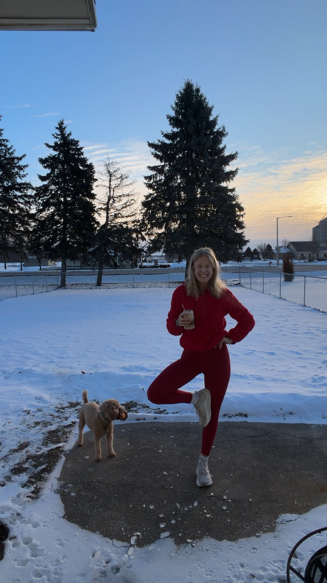 All red todayyyyy — 01.30.26 ❤️🎈‼️🍓🍒⛽️📌

Small in red Amazon leggings (on sale today for $19.99 💸)
Small in red Walmart quarter-zip fleece (only $10.98 but limited sizing)
m/l in Amazon tank top (comes in a 3 pack)
9 in white New Balance running shoes
🧦 socks are from Old Navy :)

Amazon finds, Amazon fashion, Amazon activewear, Amazon leggings, Amazon deals, red leggings, workout leggings, soft leggings, Lululemon dupes, Amazon tank tops, ribbed tank tops, Walmart finds, Walmart fashion, Walmart fleece jackets, quarter zip jackets, red fleece, trending fleece, Walmart deals, Walmart sale, New Balance shoes, white running shoes, winter outfits, watch now

#LTKootd #LTKSaleAlert #LTKActive