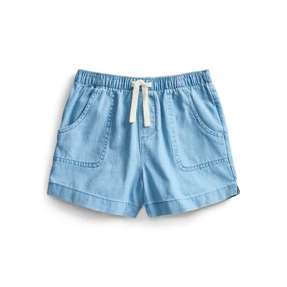Wonder Nation Girls Pull-On Shorts, Sizes 4-18 & Plus | Walmart (US)