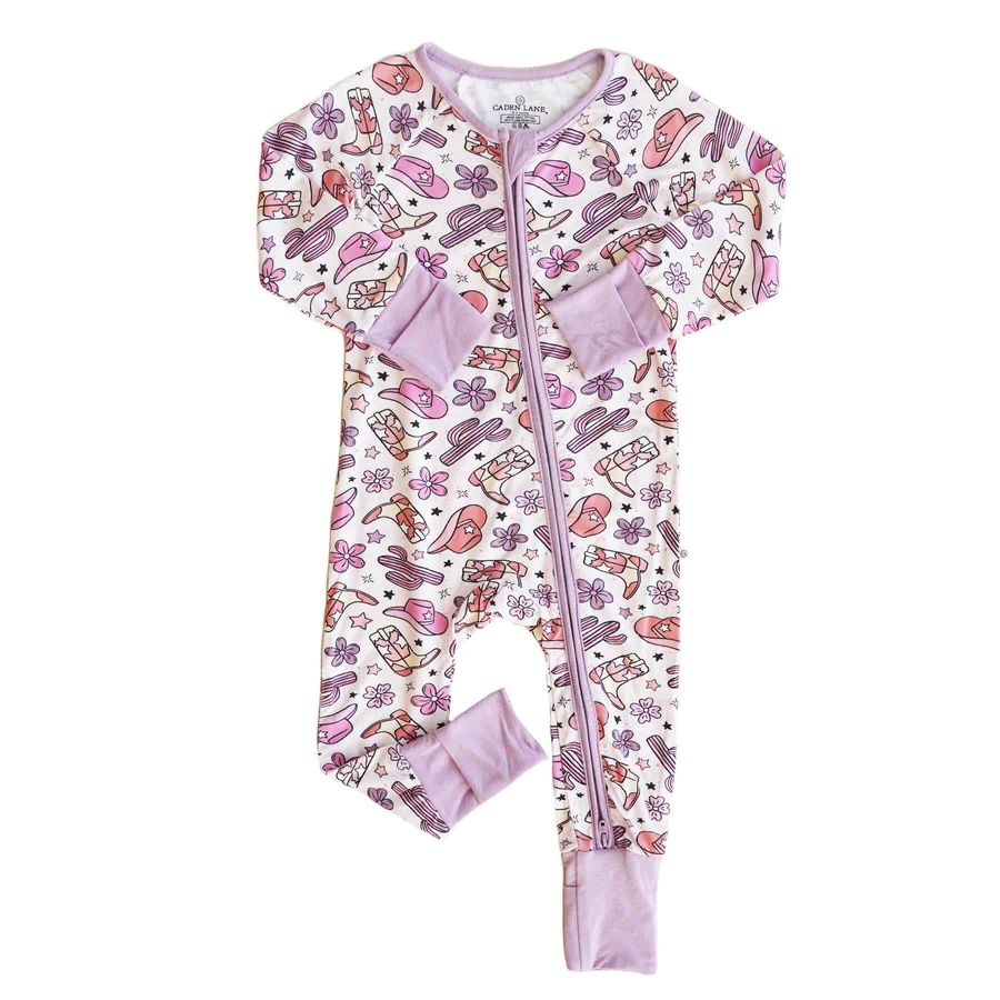 Buckaroo Cowgirl Convertible Zip Romper | Caden Lane