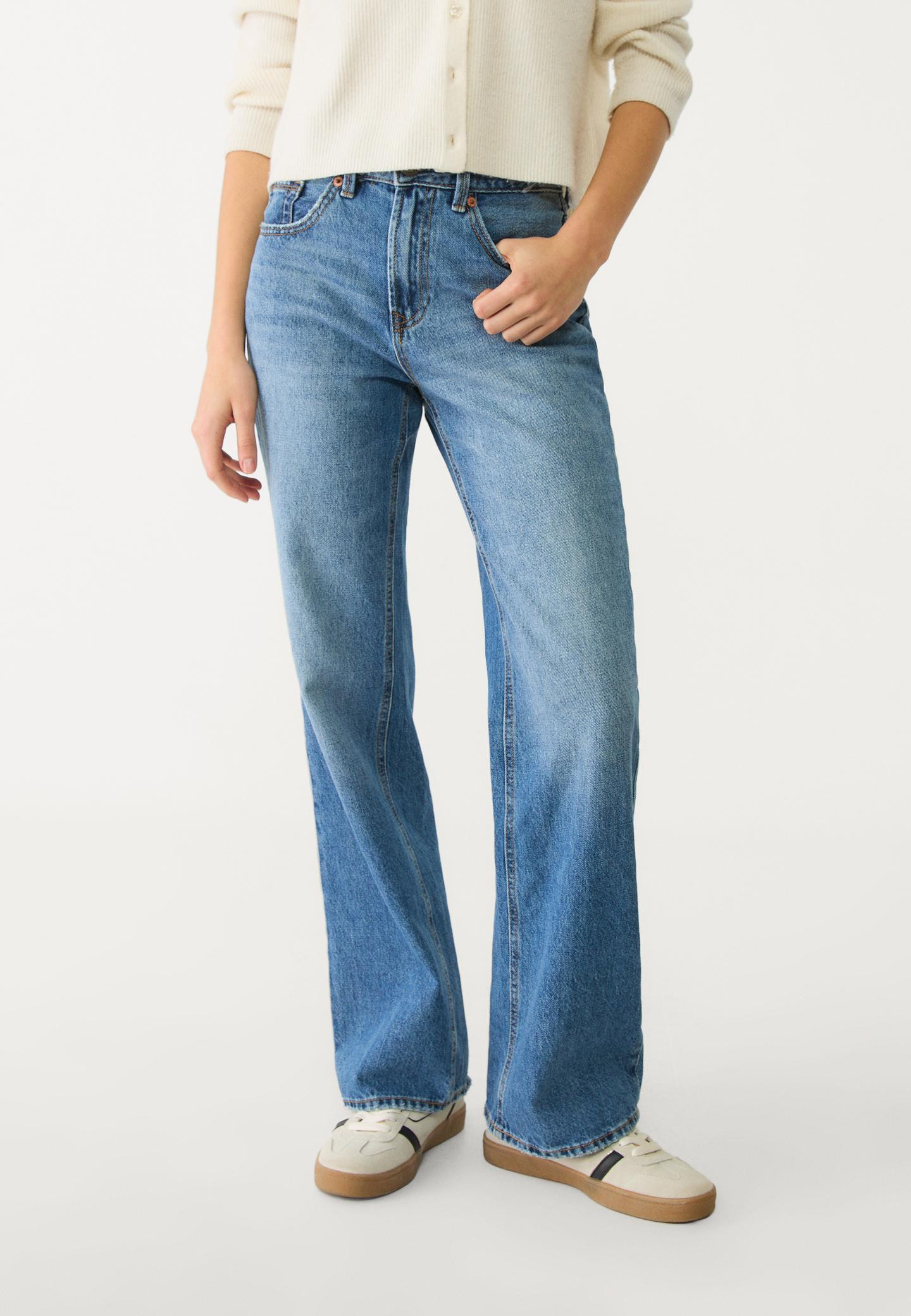 Jean D92 regular wide - Jeans femme | Stradivarius France | Stradivarius (FR)