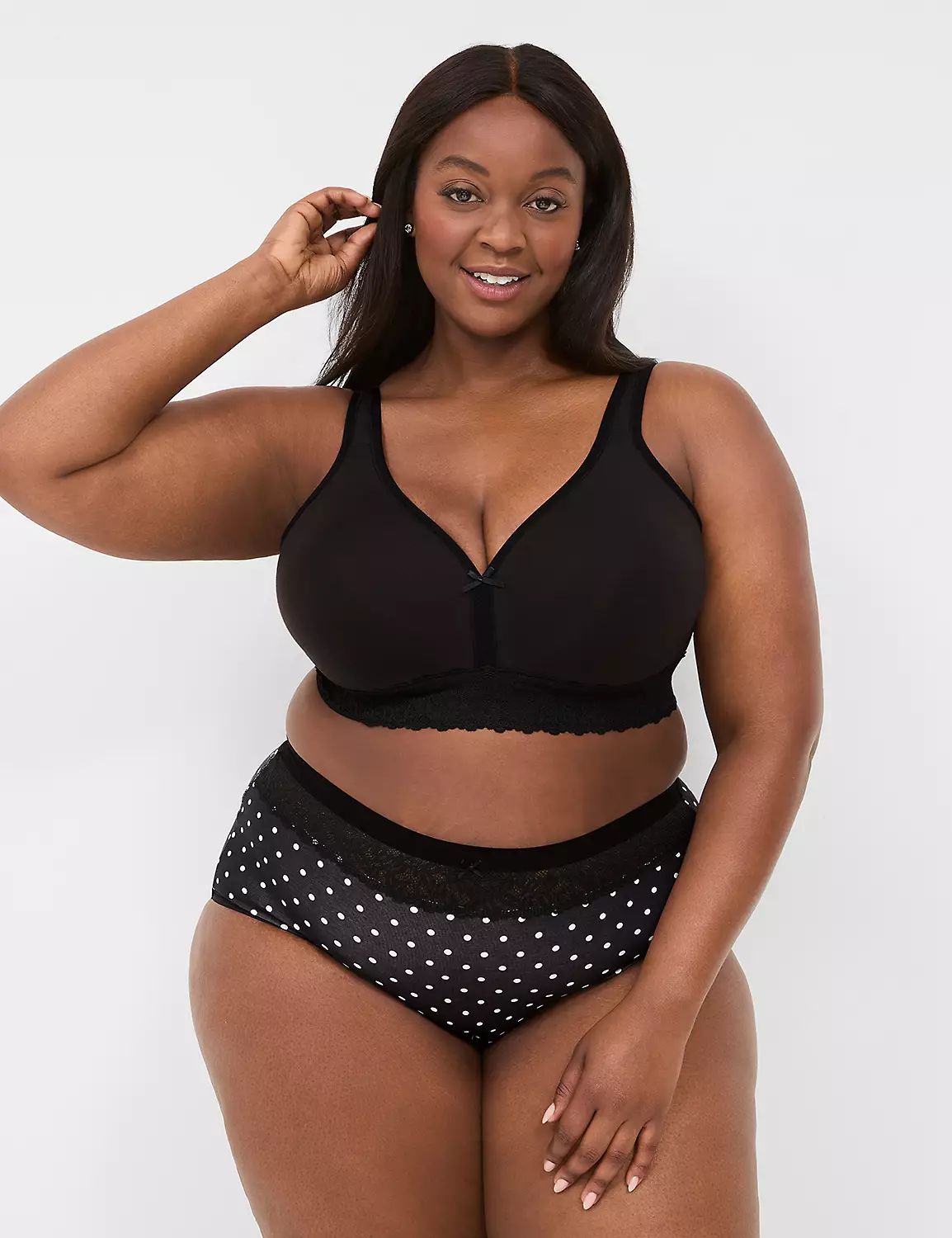 Cotton Lightly Lined No-Wire Full Coverage Bra | LaneBryant | Lane Bryant (US)