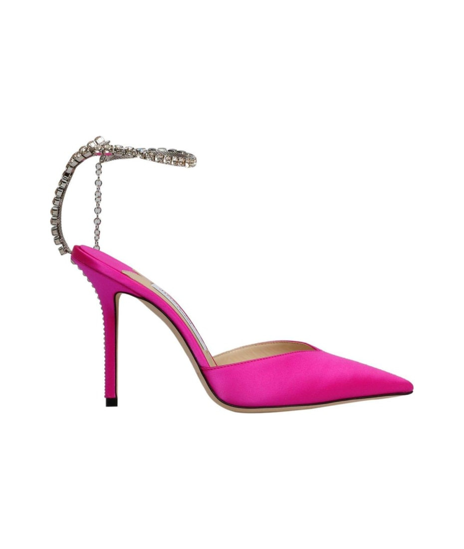 Saeda Embellished Ankle Strap Pumps | Italist.com US