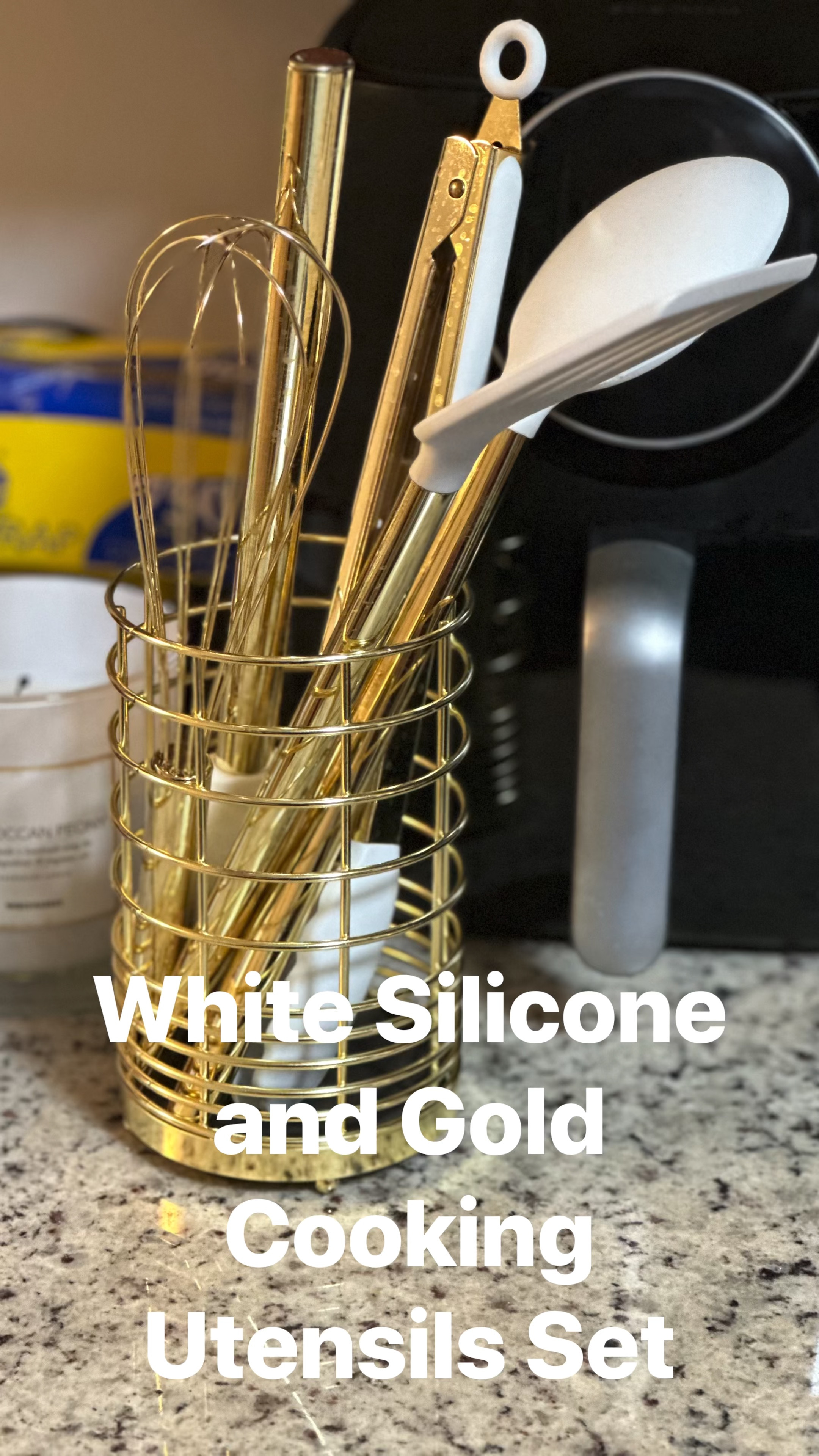 White Silicone and Gold Cooking … curated on LTK