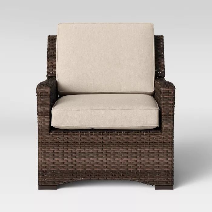 Halsted All Weather Wicker Patio Club Chair - Threshold™ | Target