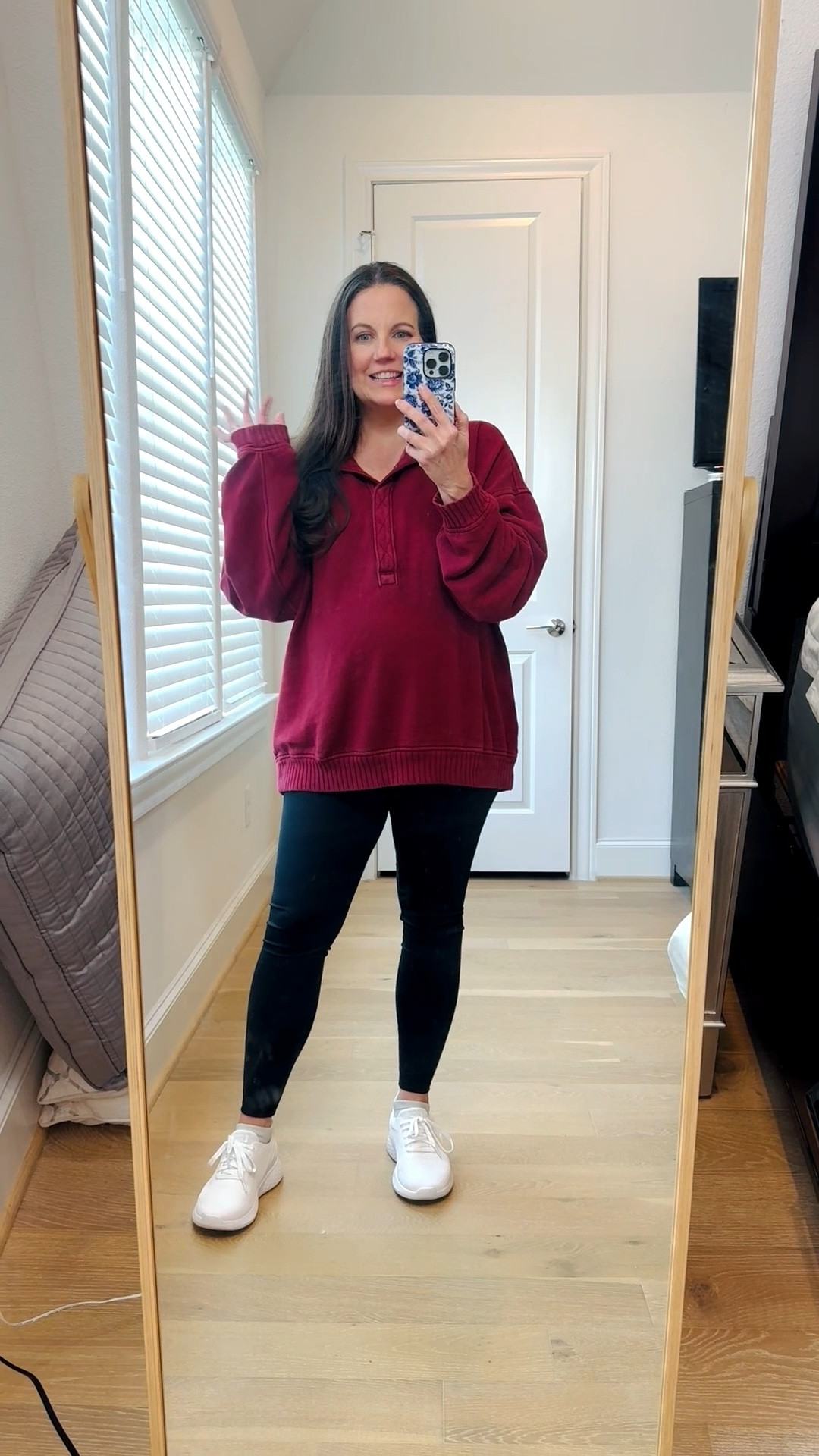 Rounding up my favorite finds from the Black Friday sales, Cyber Monday, and Cyber Week sale—and sharing the pregnancy outfit I’ve been living in. This maroon pullover sweater is the perfect pop of color for fall casual outfits, and it pairs so well with the best black maternity leggings (seriously the most flattering and comfy ones I’ve tried). Finished the look with classic white slip-on sneakers for an easy everyday vibe.

If you’re looking for loungewear that doubles as a cute pregnancy outfit, this combo is a must. Cozy, bump-friendly, and perfect for fall casual outfits or running errands during Cyber Week. Linking everything on sale below! 🍂🖤

Outfit Details:
• Maroon pullover sweater sized up to small for the bump
• Best black maternity leggings size medium 
• White slip-on sneakers tts fit

Shop the look + the best Black Friday & Cyber Monday deals below!


#LTKSeasonal #LTKBump #LTKCyberWeek