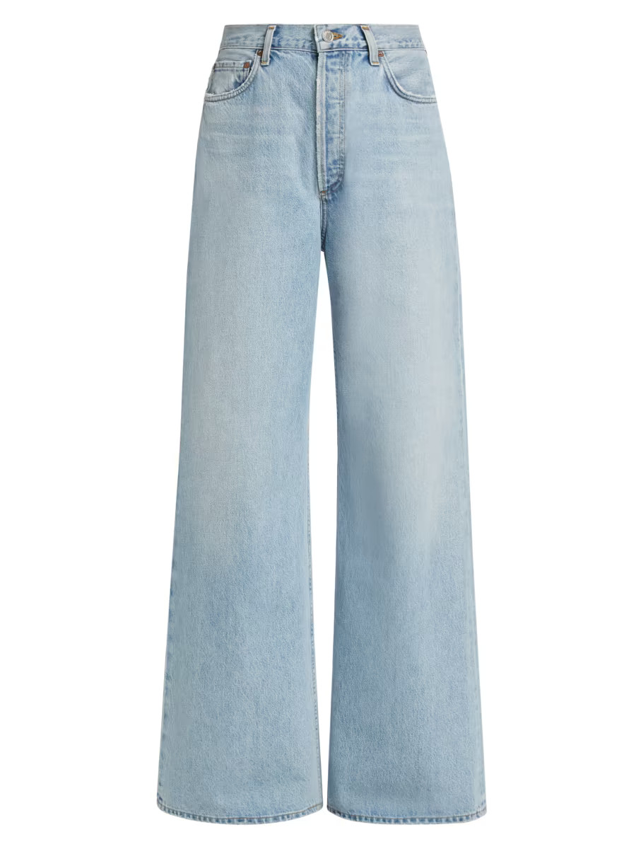 Agolde Dame Wide-Leg Jeans | Saks Fifth Avenue | Saks Fifth Avenue