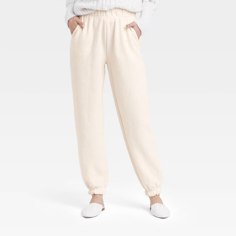 Women's High-Rise Ottoman Jogger Pants - A New Day™ | Target