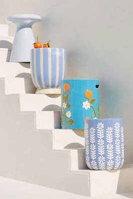 Darby Ceramic Side Table | Anthropologie (US)