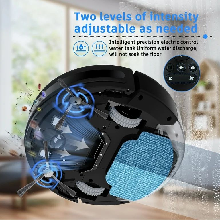 ONSON Robot Vacuum Cleaner, 2 in 1 Robot Vacuum and Mop Combo, With WIFI Connection For Pet Hair,... | Walmart (US)