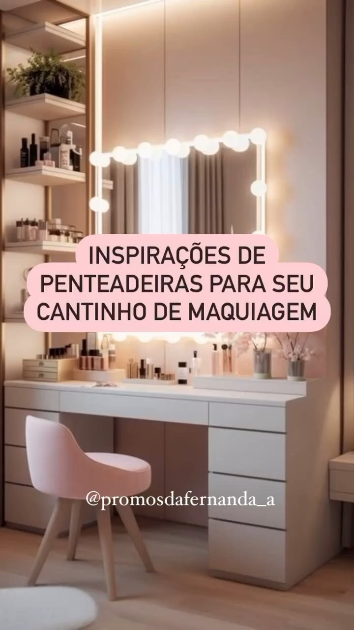 Olha essas penteadeiras!!! Sugestões para o seu cantinho de maquiagem 💄 

#LTKhome #LTKfamily #LTKbrasil