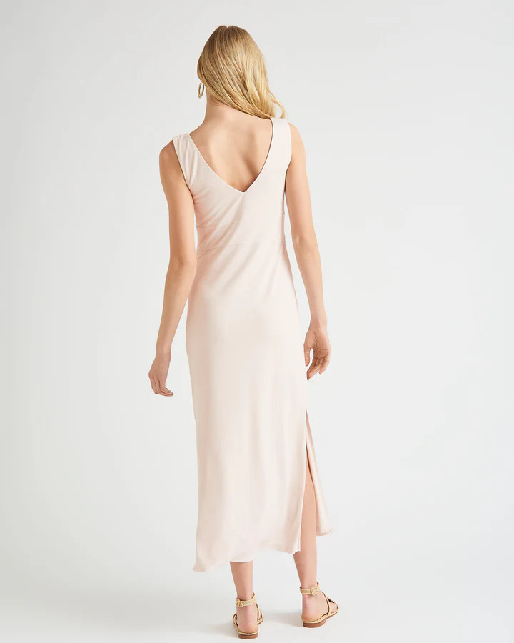 Arlo Sandwash Jersey Twist Midi Dress | Splendid