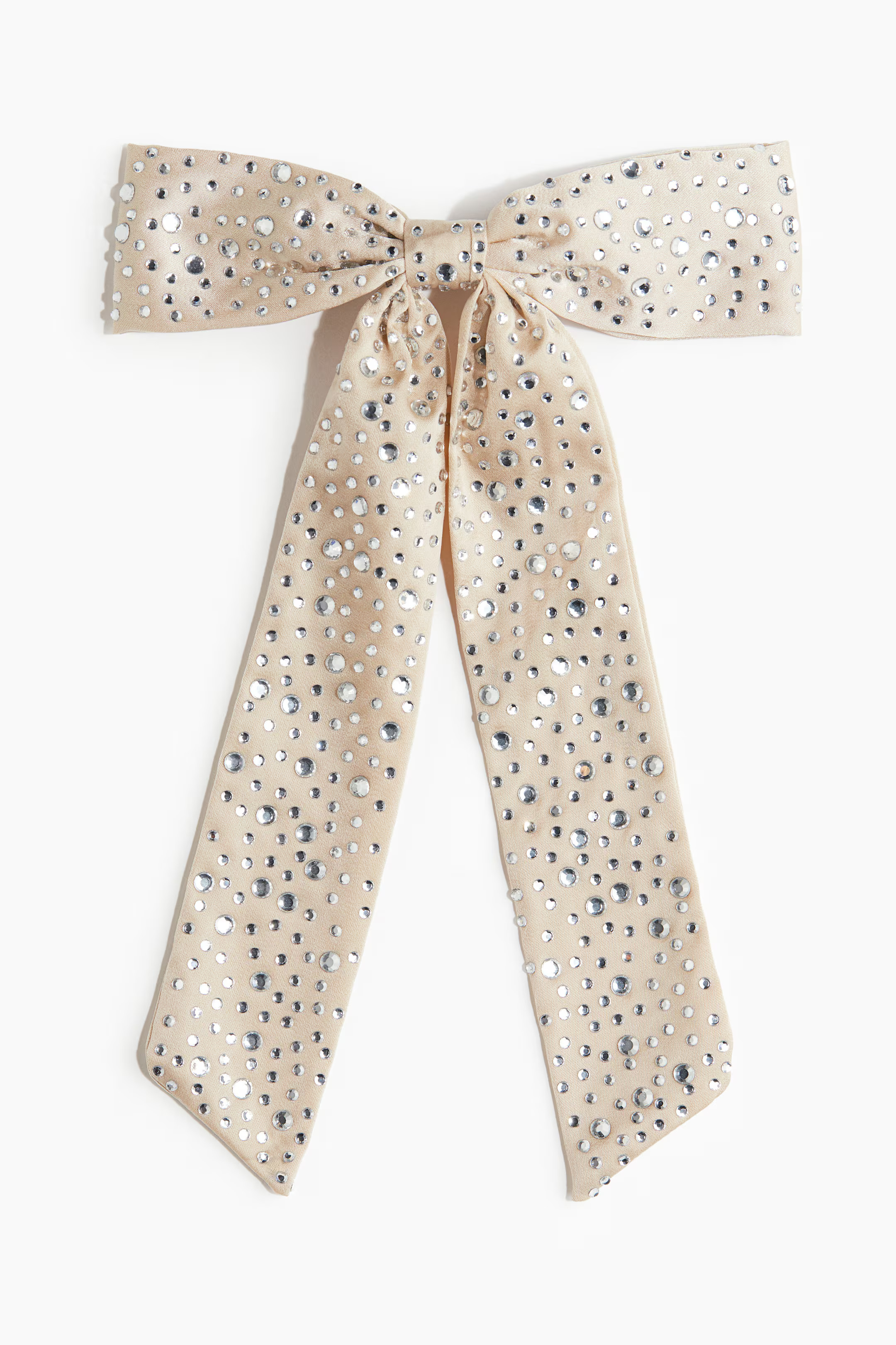 Embellished Satin Bow Hair Clip | H&M (US + CA)