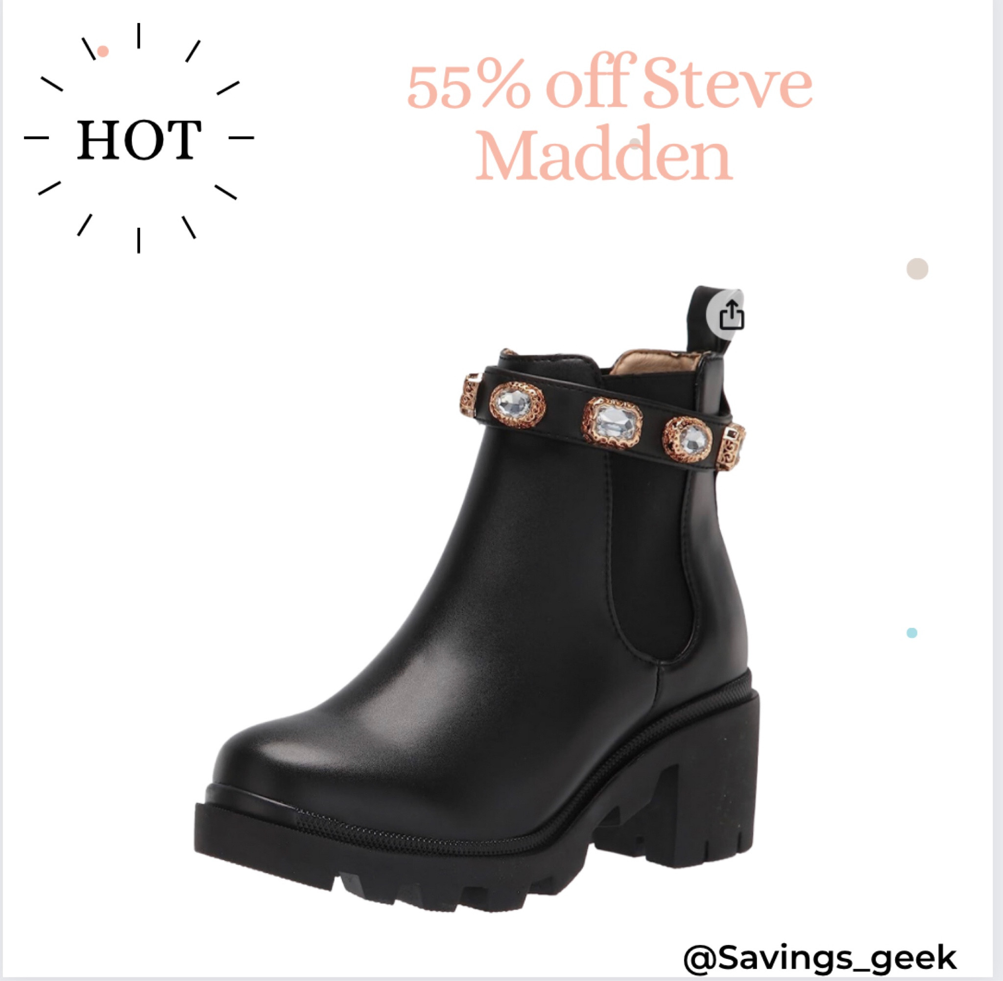 🏃‍♀️🏃‍♀️🏃‍♀️RUN‼️ 55%!*#~ 

Ad ✨Link is in my bio to LTK 

#stevemadden #boots #womensboots 

#LTKfindsunder50 #LTKshoecrush #LTKsalealert