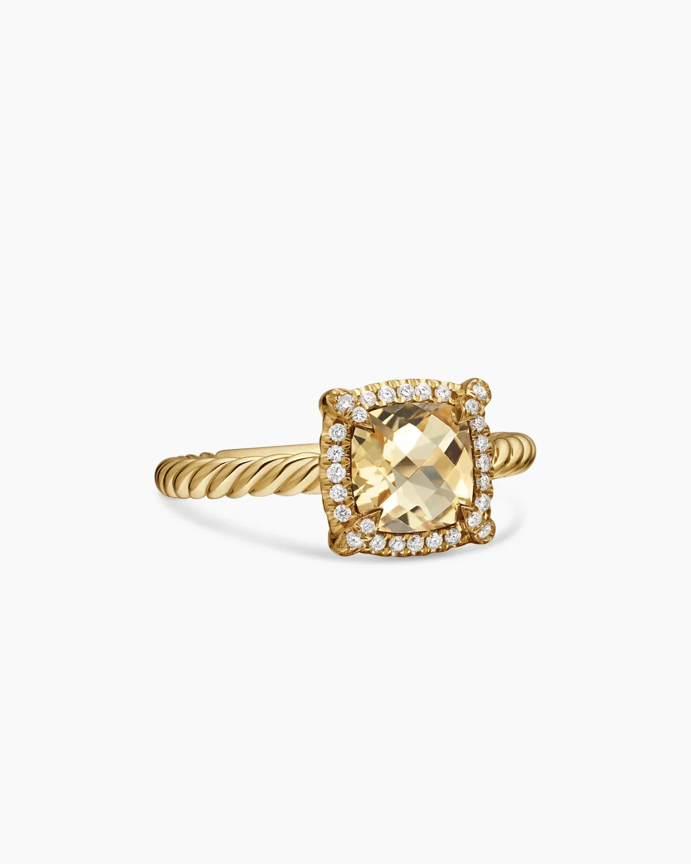 Petite Chatelaine® Pavé Bezel Ring | David Yurman