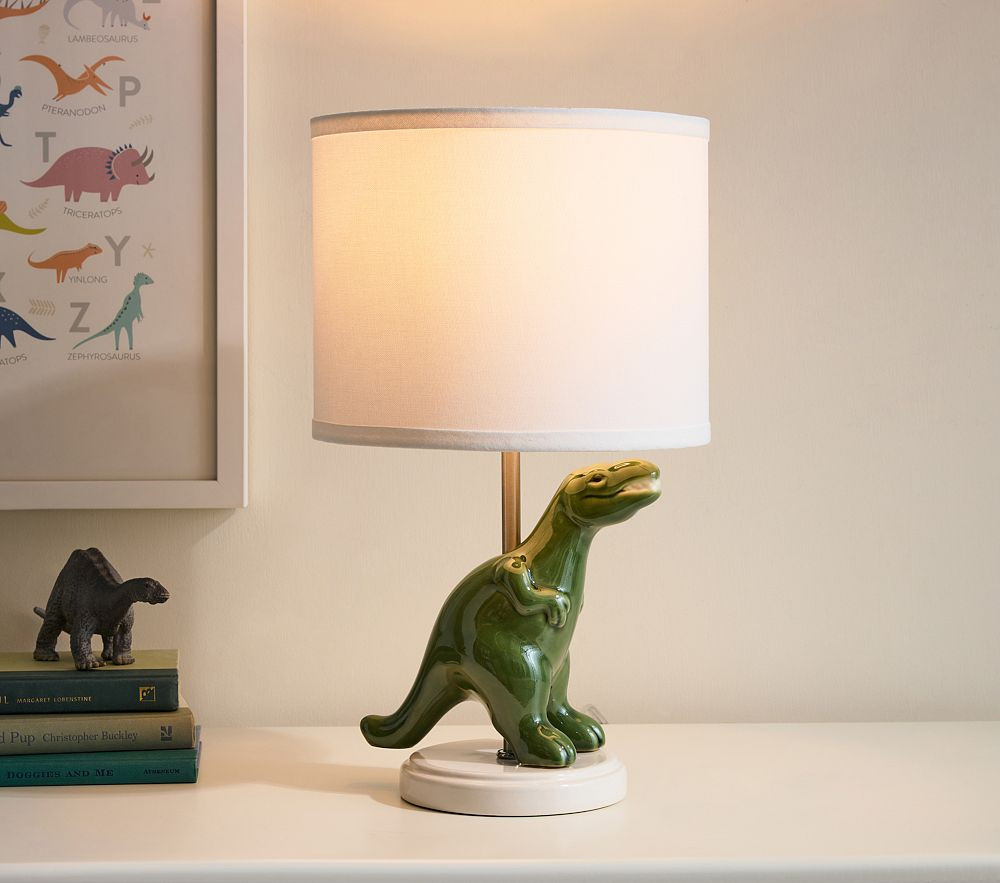 Ceramic T. Rex Table Lamp (10") | Pottery Barn Kids