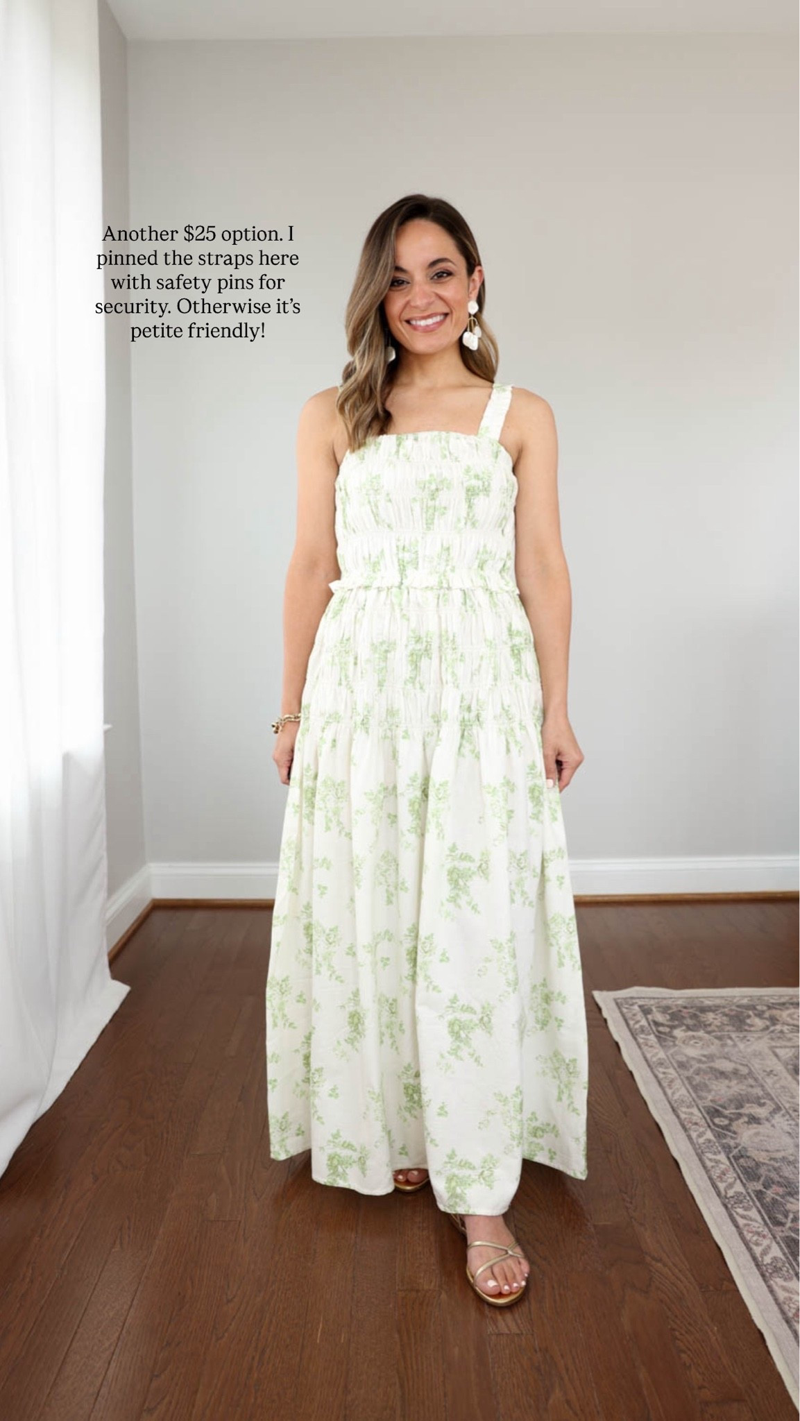 Under $50 petite finds! 

Green and white dress (Target): xs