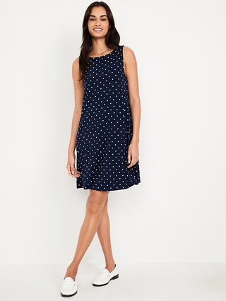 Sleeveless Mini Swing Dress | Old Navy (US)