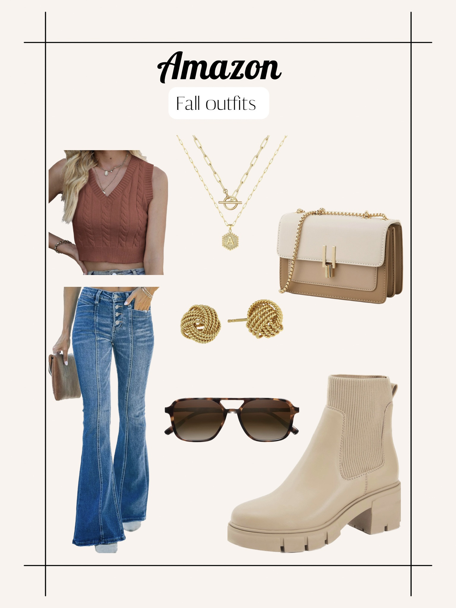 A perfect transition piece for summer to fall🍂 you can always add a long sleeve under the sweater vest when it’s cooler. 

#LTKFind #LTKSeasonal #LTKstyletip