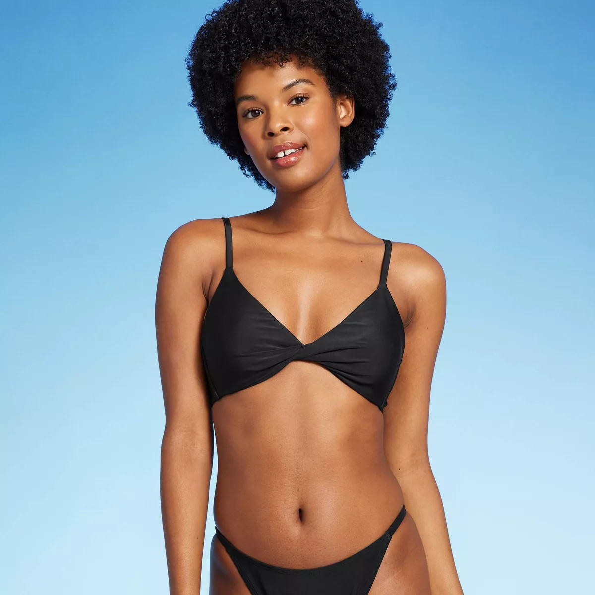 Women's Twist-Front Bralette Bikini Top - Wild Fable™ | Target