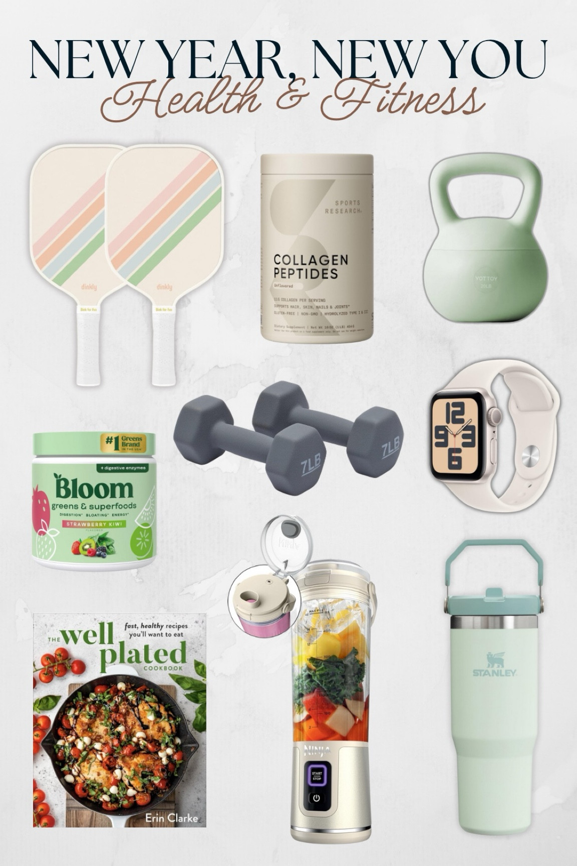 New Year’s resolution - Health and fitness  items to kick off 2025

#LTKFitness #LTKFindsUnder50 #LTKActive