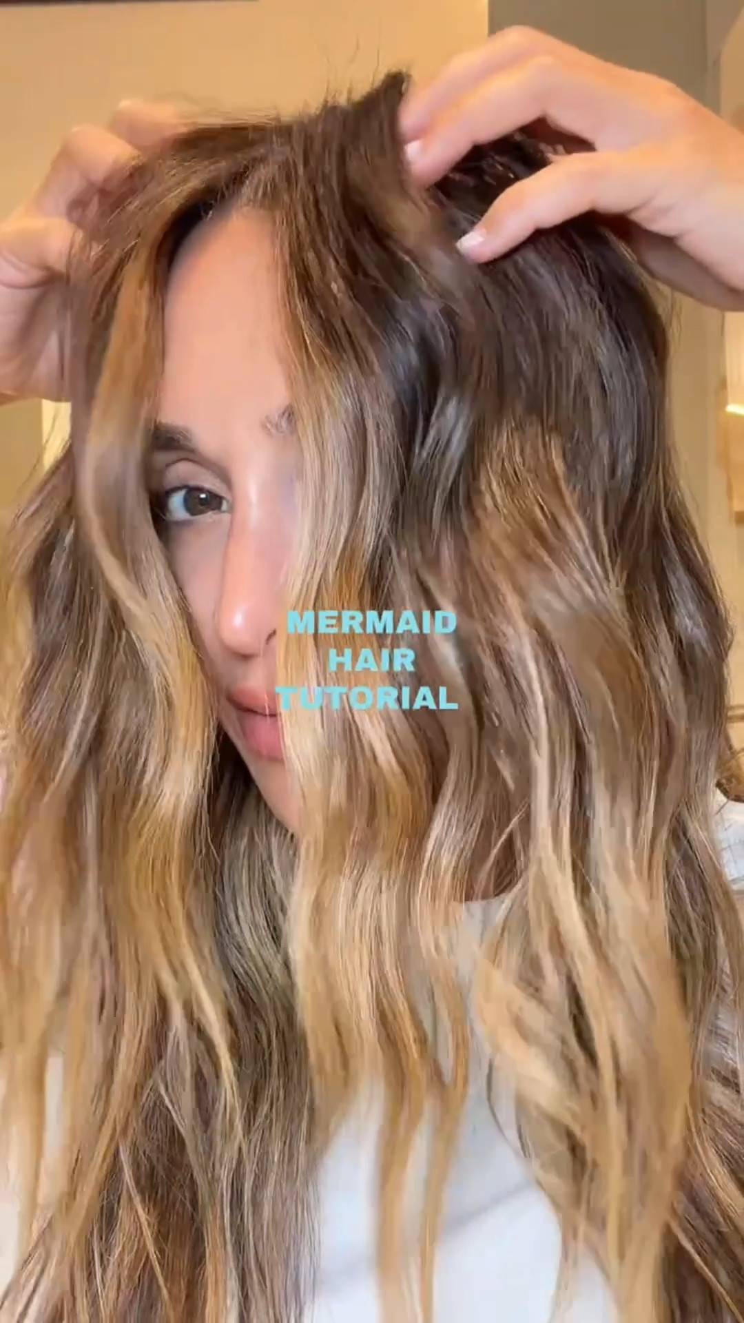 This is how I do my “mermaid” waves, you need to start with straight or blow dried hair + a curling iron!

#LTKgrwm #LTKvlog #LTKBeauty