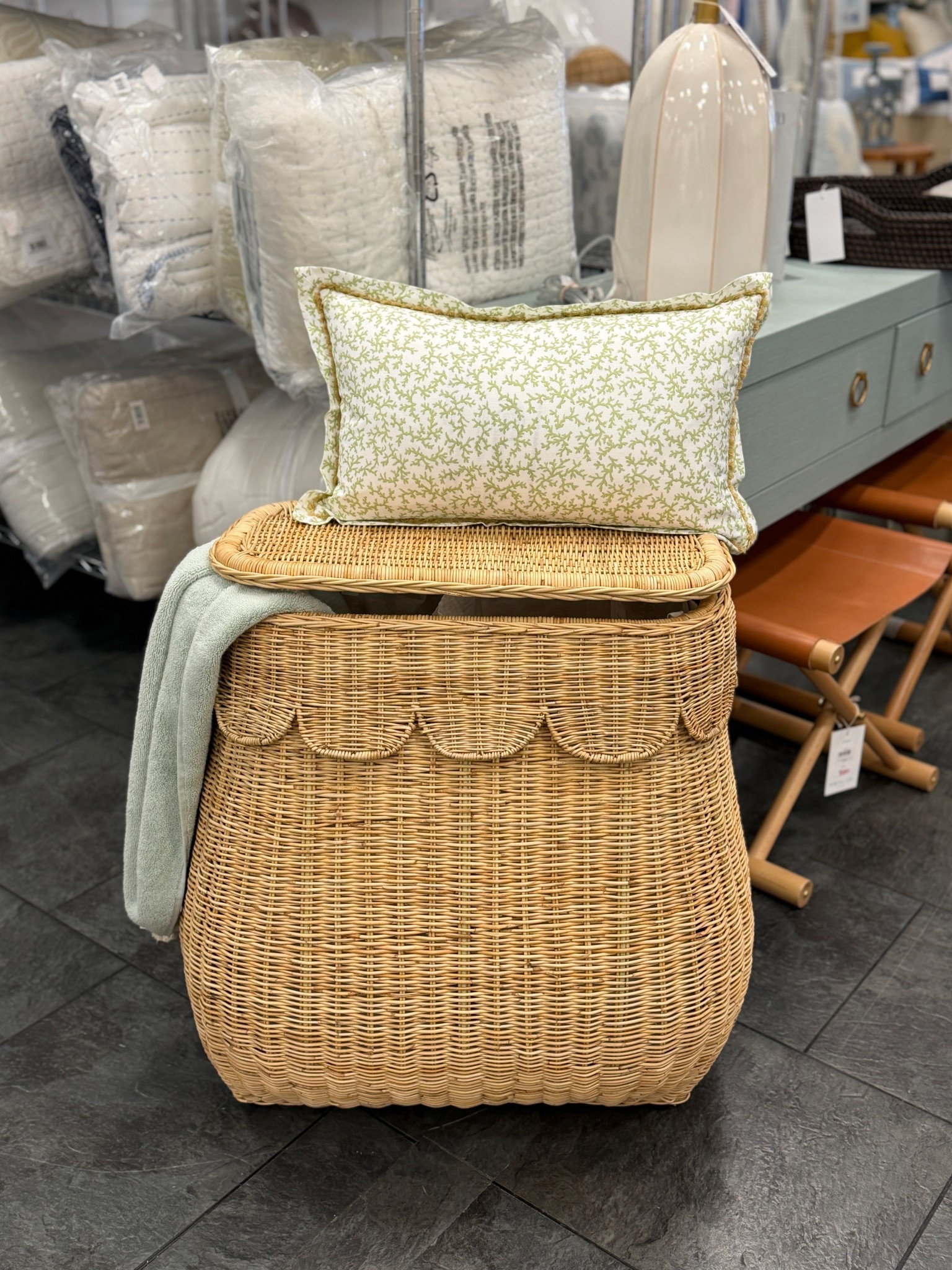 Classic home decor find! 🫶🏻 This scalloped wicker Scallop Rattan Double Hamper from Serena & Lily is as charming as it is functional. 💫 The timeless wicker design, sweet scalloped edge, and thoughtful bell shape (that sits flush against the wall) make it such an elevated laundry room addition! ✨ Even better—it’s part of their big sale happening now (20% off everything or 25% off orders over $5,000!). Linked this hamper plus similar wicker styles to shop. 🛍️ #SerenaAndLily #HomeDecor #WickerBasket

#LTKBaby #LTKSaleAlert #LTKHome