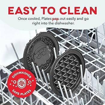 DASH Holiday Multimaker Mini System - Waffle Maker with Six 4” Removable Holiday Plates: Waffle... | Amazon (US)