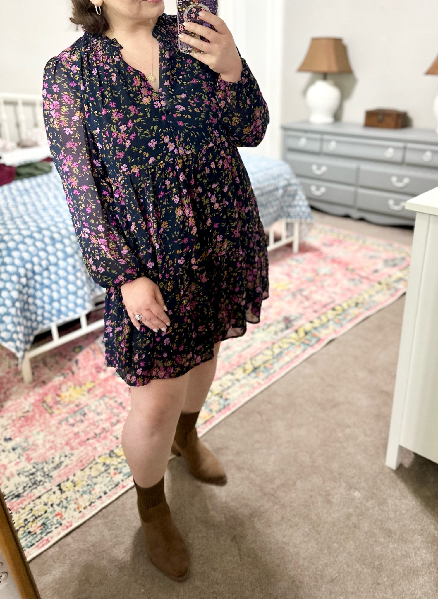 Hands down the cutest dress for late summer and fall! Wearing a size Large here. Would be fab for football games, casual fall weddings or dates and more! 


#walmartpartner, #walmartfashion, @WalmartFashion @walmart 

#LTKMidsize #LTKWedding #LTKStyleTip