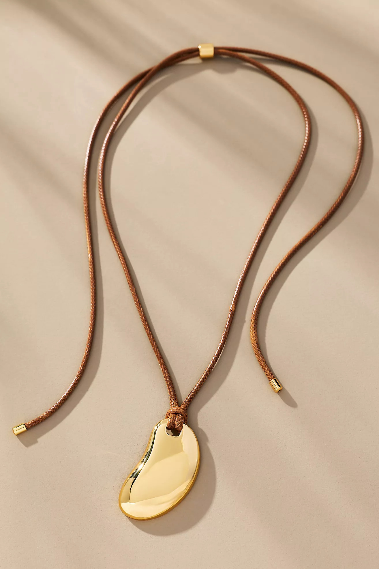 Bean Pendant Cord Necklace | Anthropologie (US)