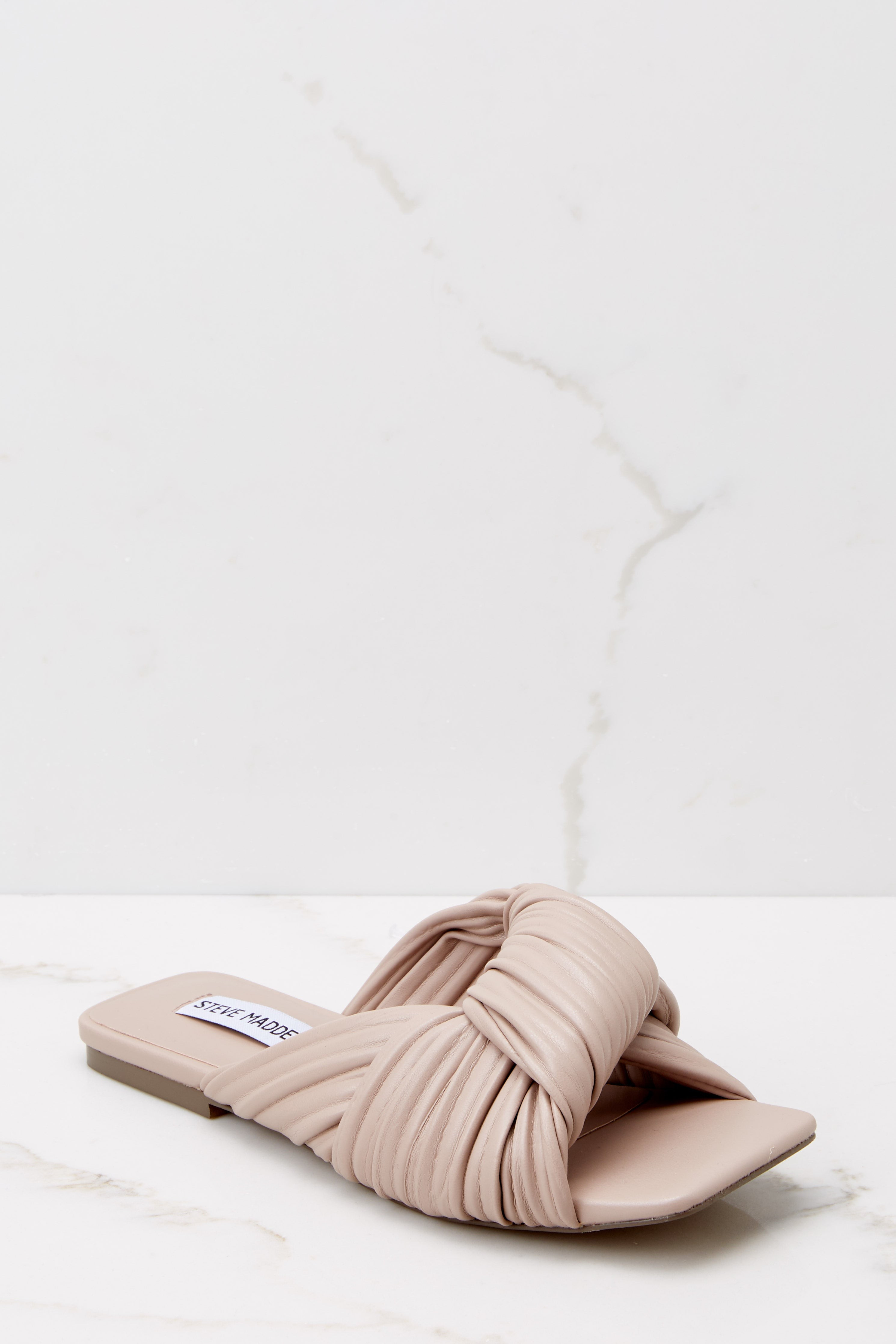 Mentor Tan Sandals | Red Dress 