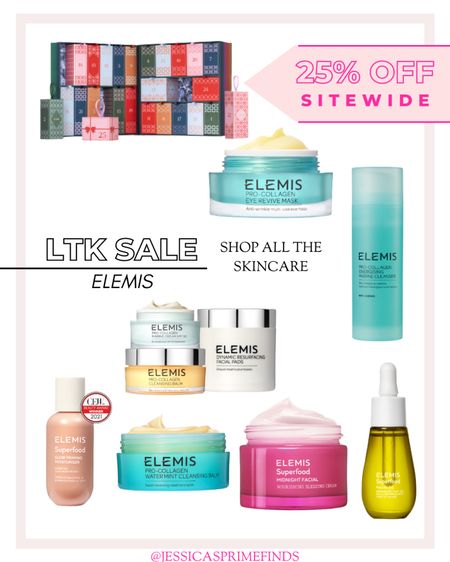 LTK SALE 9/18-20! ELEMIS Discount 25% OFF SITWIDE! Shop skincare  Favorites & Best Sellers… 25% OFF SITEWIDE! #LTKSale #LTKbeauty

#LTKbeauty #LTKSale #LTKsalealert