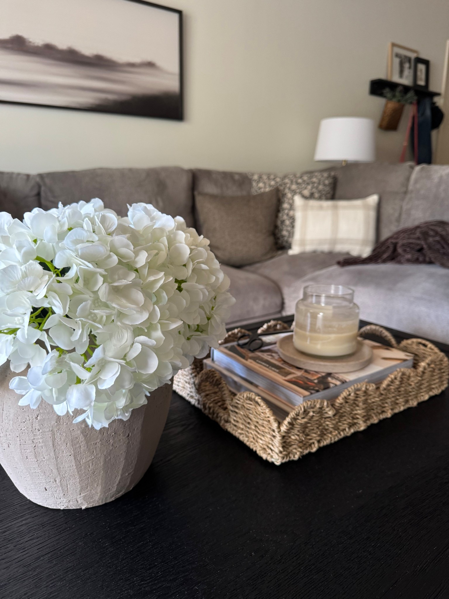 Plaid pillow cover, floral pillow cover, Colin and Finn, hackner home, pillow covers, brown pillow cover, beige vase, hydrangea stems, scallop tray, coffee table decor 

#LTKHome #LTKSeasonal #LTKSaleAlert