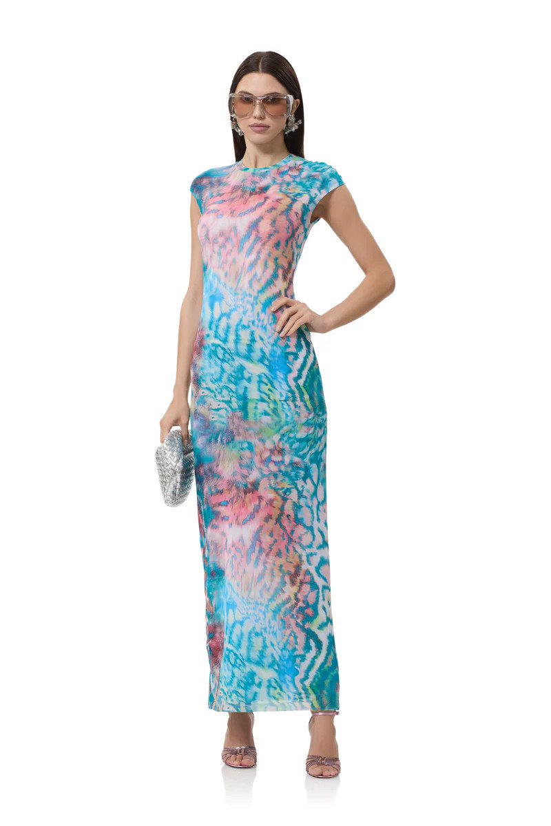 Mylo Dress - Pastel Animal | ShopAFRM