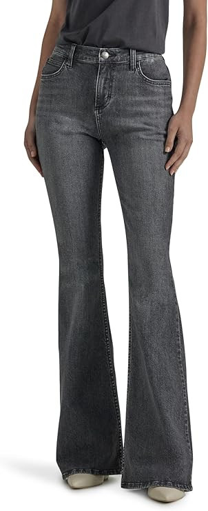Lee Womens Legendary Mid Rise Flare Jean | Amazon (US)