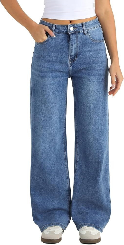 KATCH ME Wide Leg Jeans for Women High Waisted Jeans (3 Lengths) | Amazon (US)