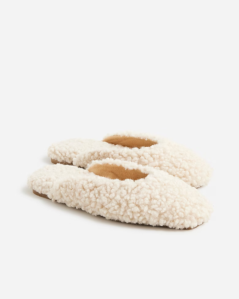 newHouse slippers in sherpa$128.0040% off full price with code SHOPNOWNaturalSelect A SizeView si... | J. Crew US