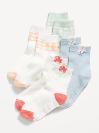 Unisex Crew Socks 4-Pack for Toddler & Baby | Old Navy (US)