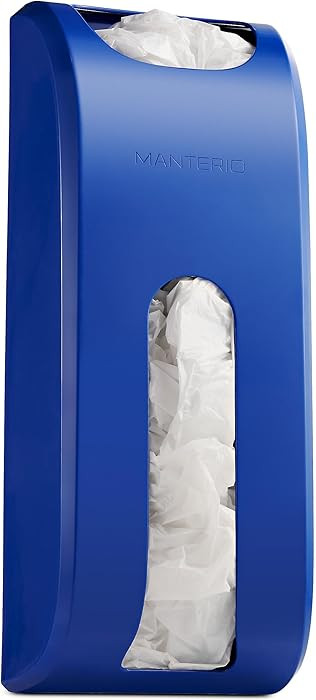 Plastic Bag Holder | Durable Plastic Wall Mount Kitchen Grocery Bag Storage Organizer | Smudge Pr... | Amazon (US)