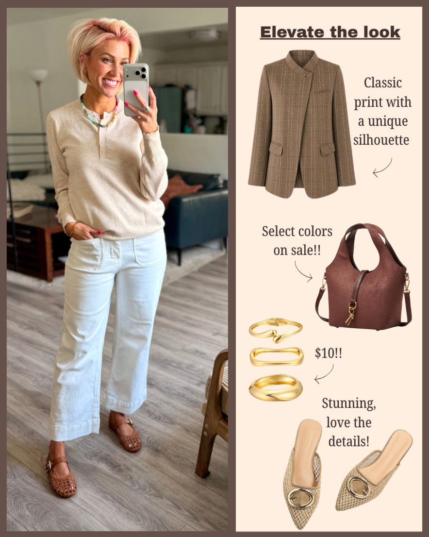 Elevate this look for fall with these chic finds!!  

 #LTKootd #LTKSaleAlert #LTKWorkwear