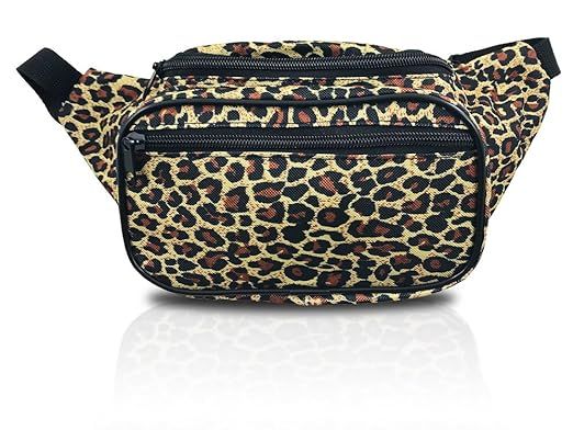 Leopard Fierce Stylish Fanny Pack Waist Bag (Leopard Brown) | Amazon (US)