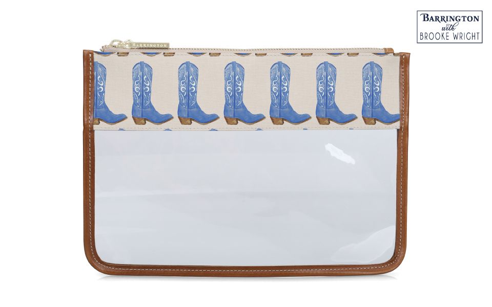 Clear Katie Pouch - GAMEDAY | Barrington Gifts