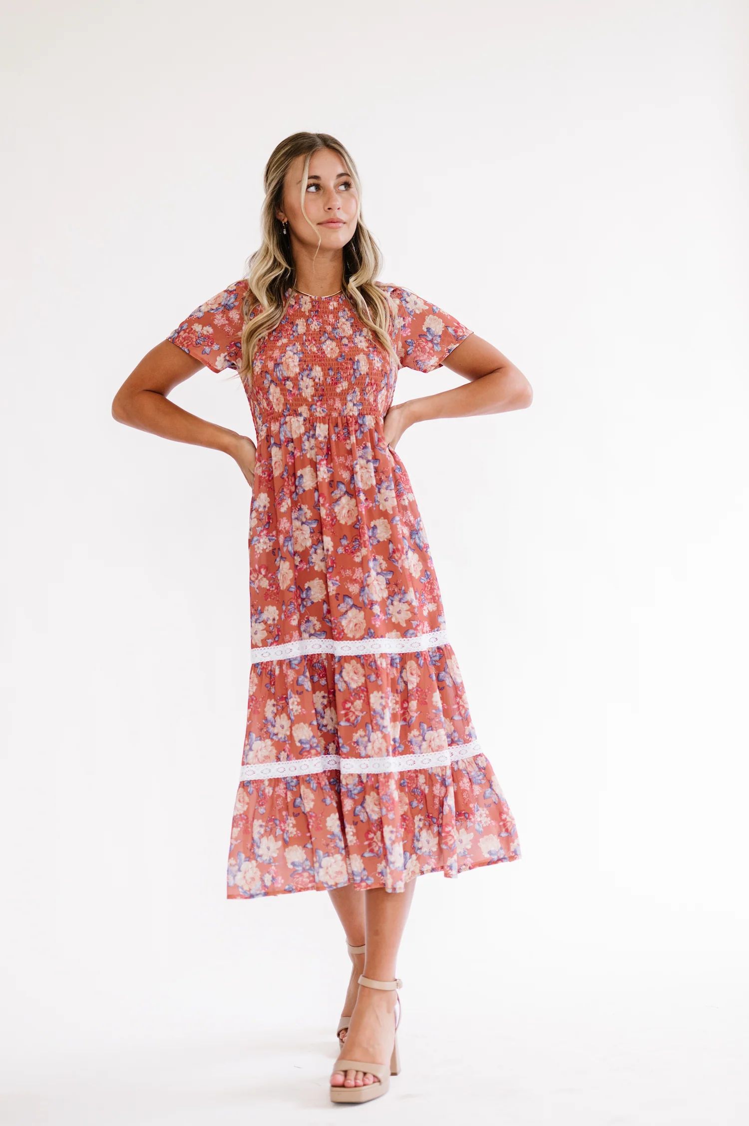 Isla Dress in Rust | FEHRNVI