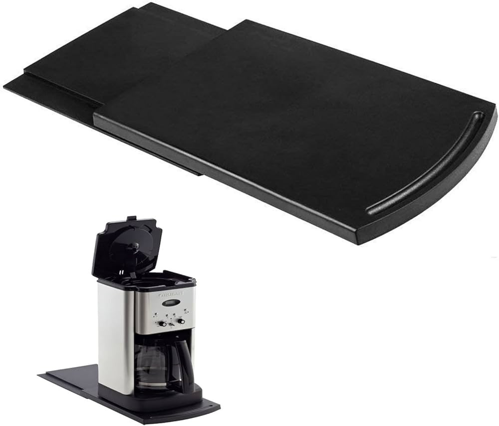 HauSun Handy Sliding tray Sliding Tray Mat for Coffee Maker,Kitchen Appliance Moving Caddy,Counte... | Amazon (US)