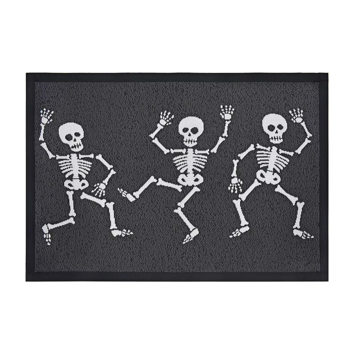 Celebrate Together™ Halloween Black Skeleton Kitchen Rug | Kohl's
