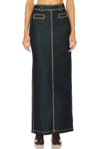 Denim Long Skirt
                    
                    Helsa | Revolve Clothing (Global)